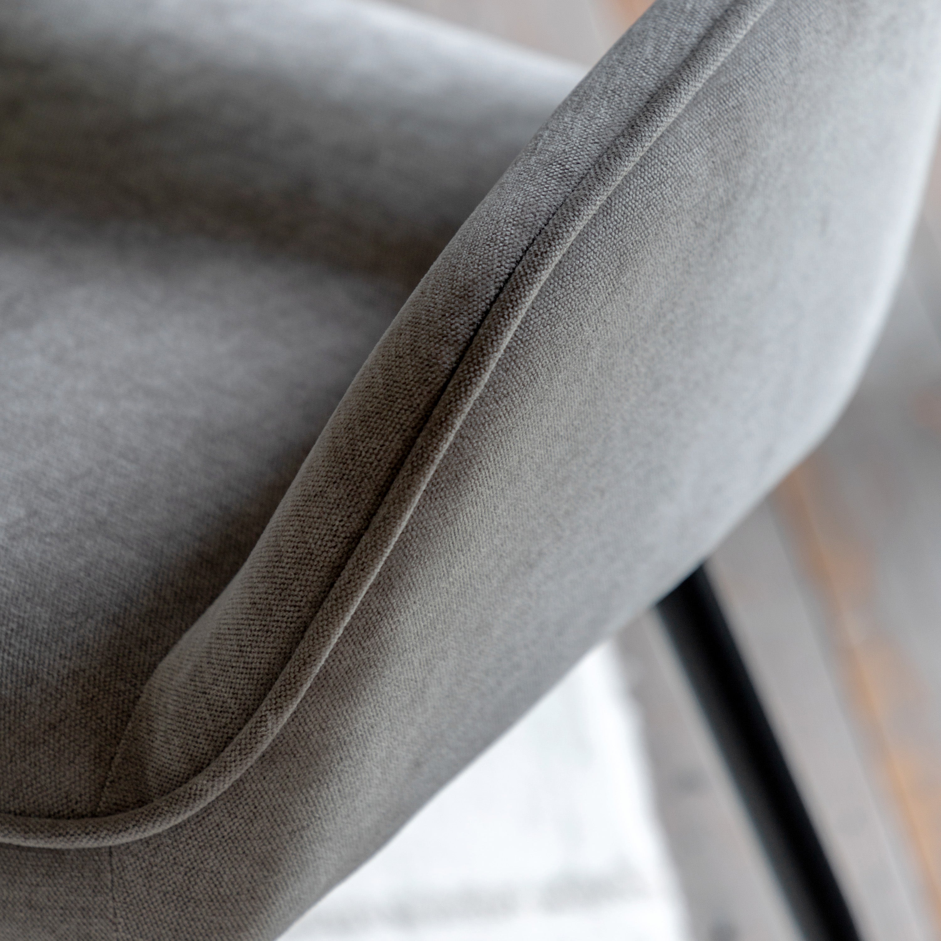 Amos Ivorra Dining Chair Grey (2pk)
