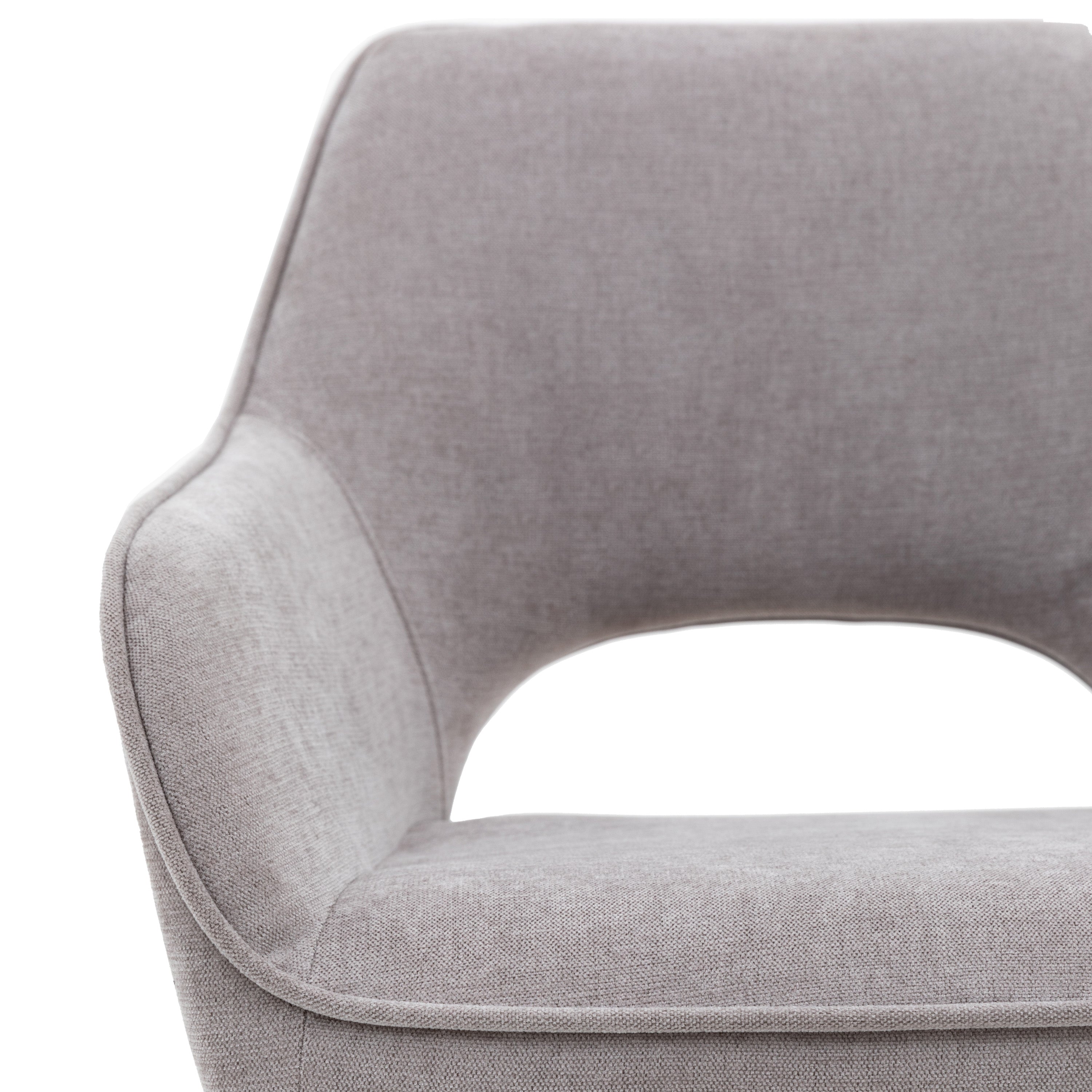 Amos Ivorra Dining Chair Grey (2pk)