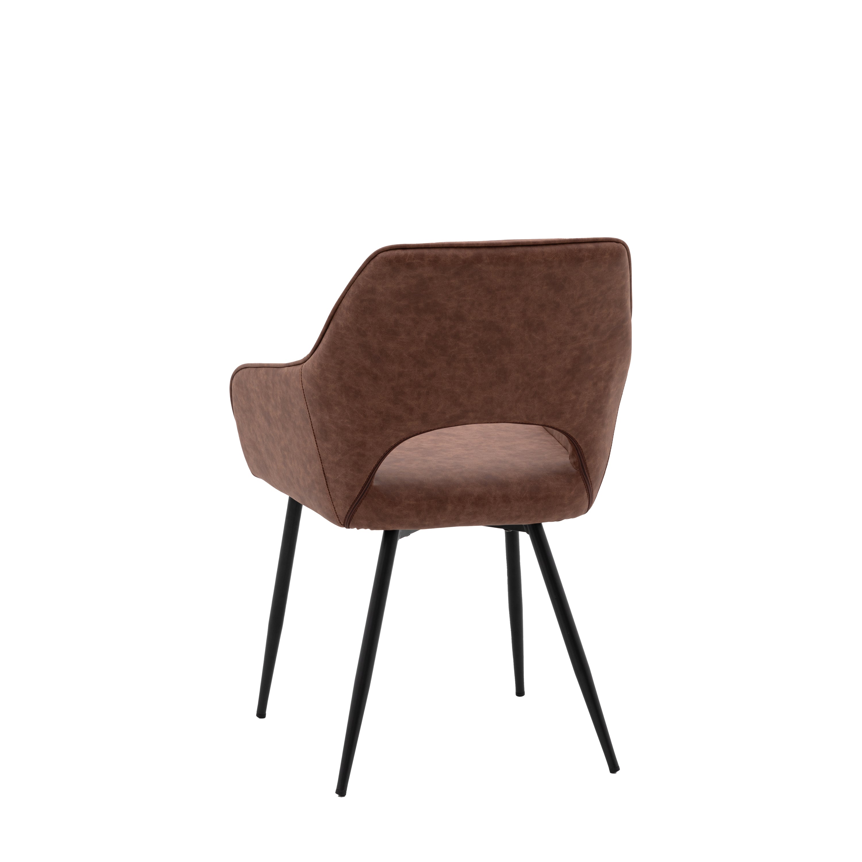 Amos Ivorra Dining Chair Brown (2pk)