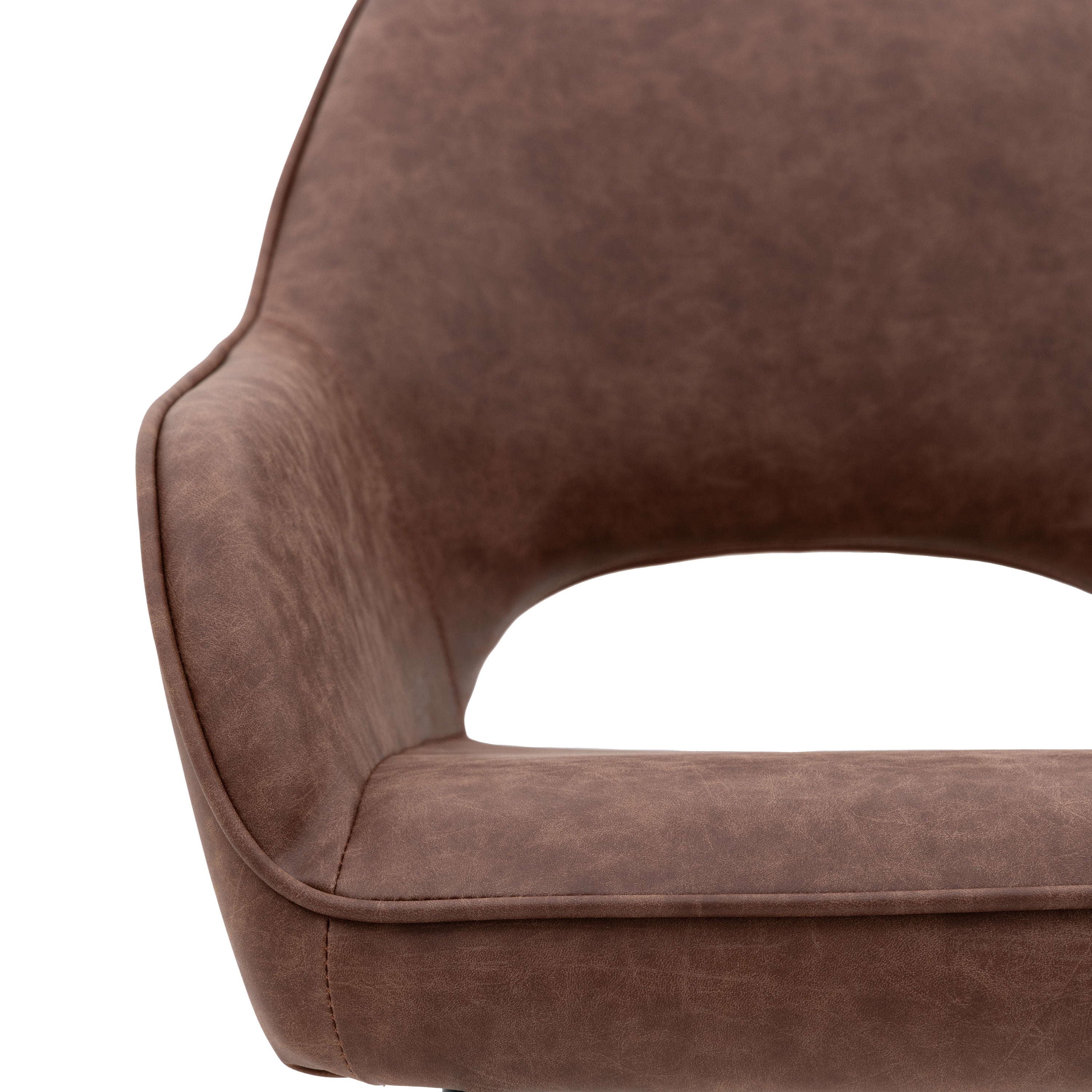 Amos Ivorra Dining Chair Brown (2pk)
