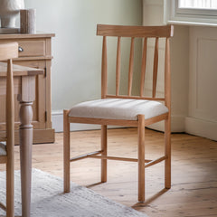 Amos Eton Upholstered Dining Chair Natural (2pk)