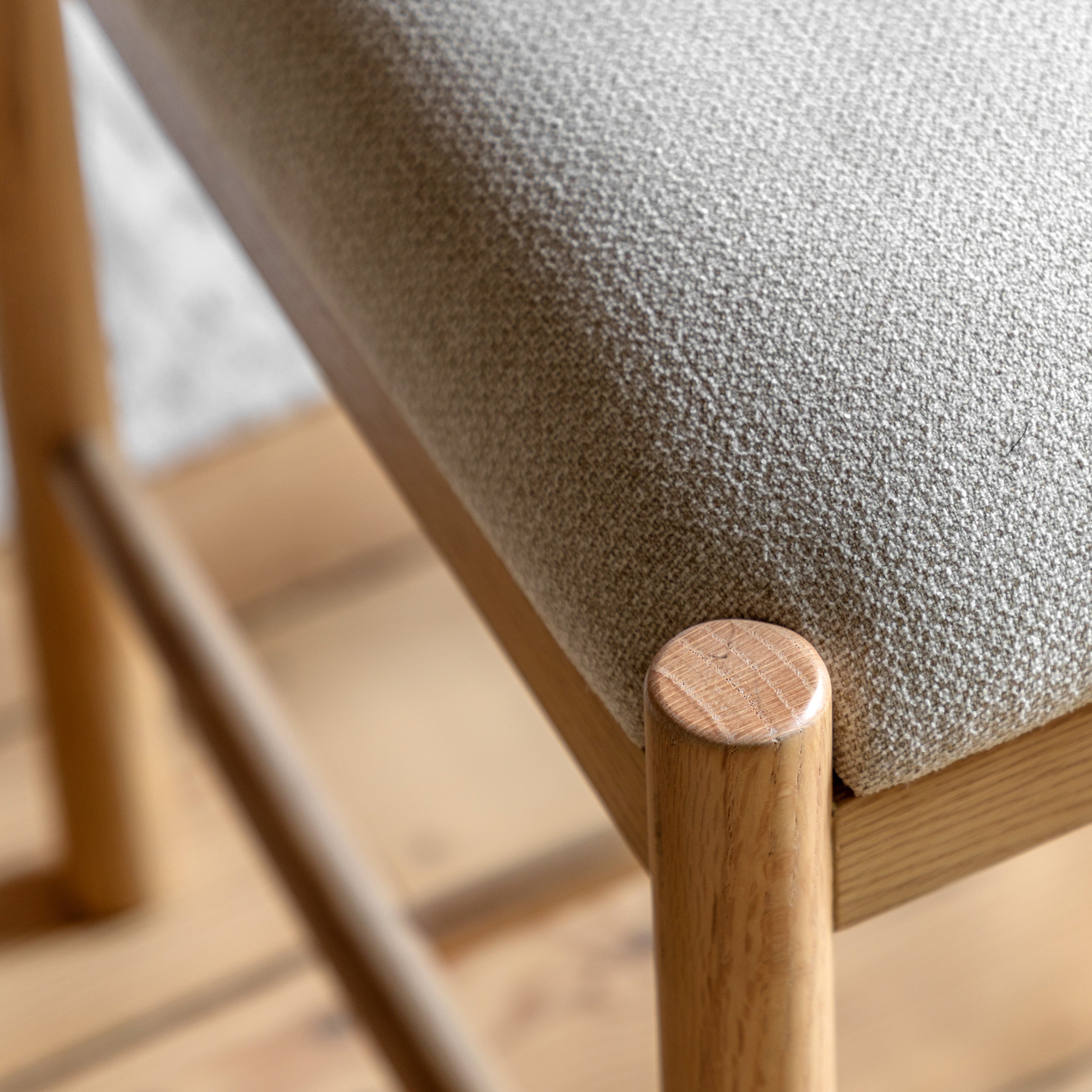 Amos Eton Upholstered Dining Chair Natural (2pk)