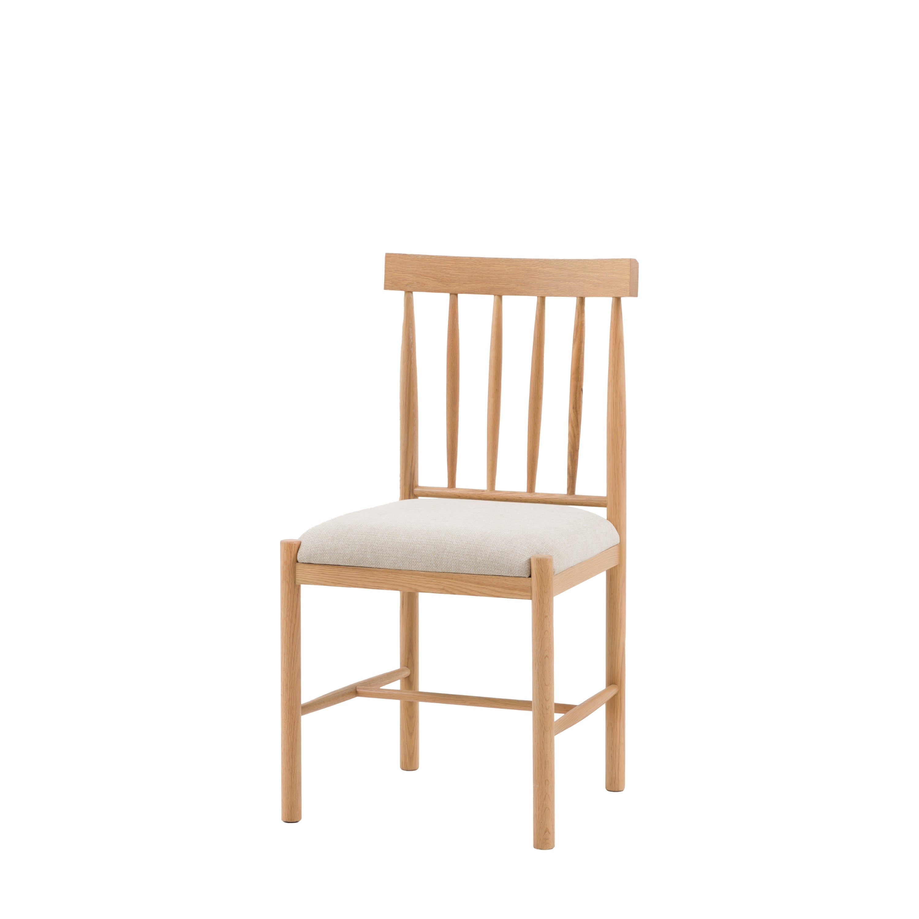 Amos Eton Upholstered Dining Chair Natural (2pk)