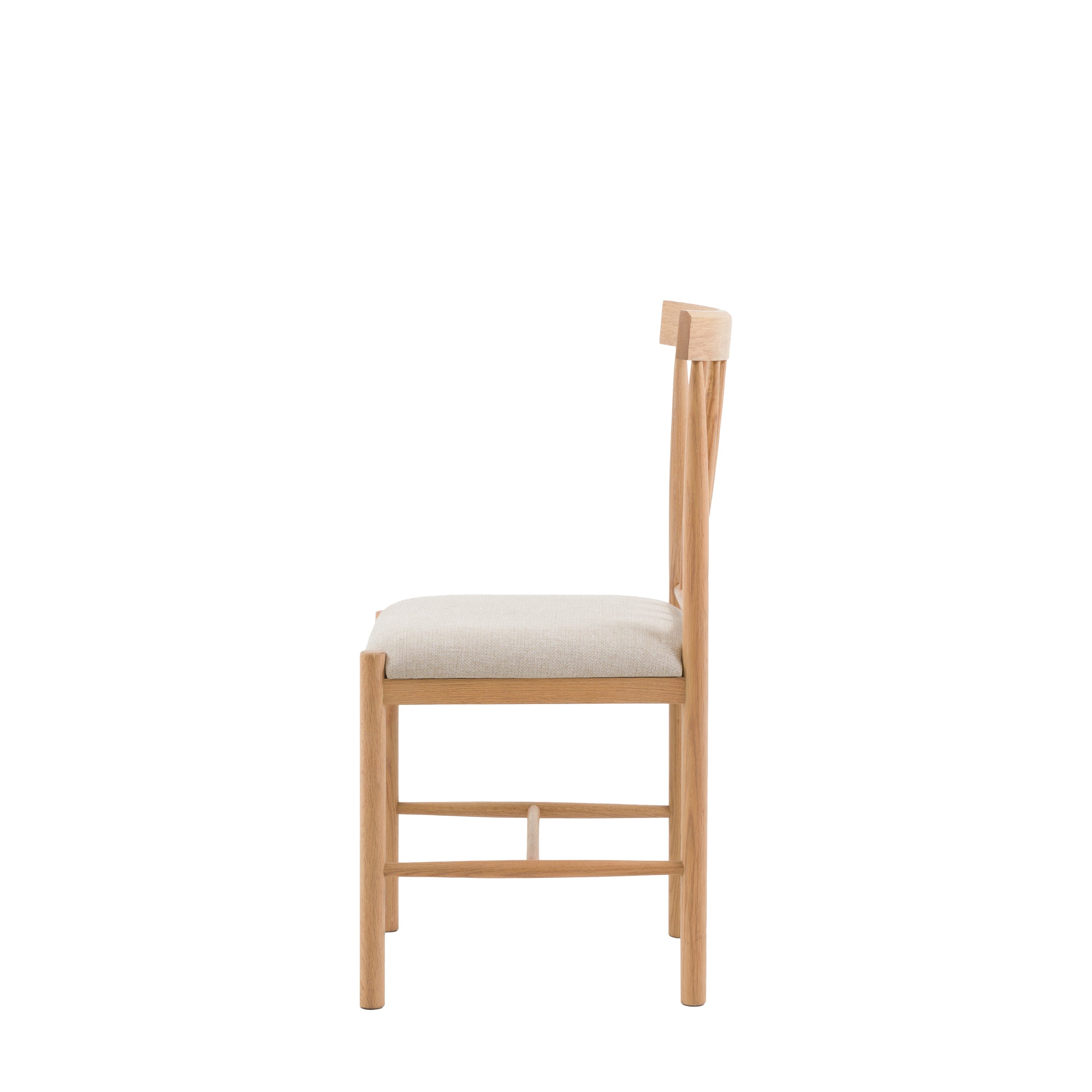 Amos Eton Upholstered Dining Chair Natural (2pk)
