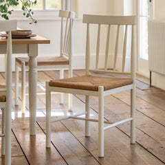 Amos Eton Dining Chair White (2pk)
