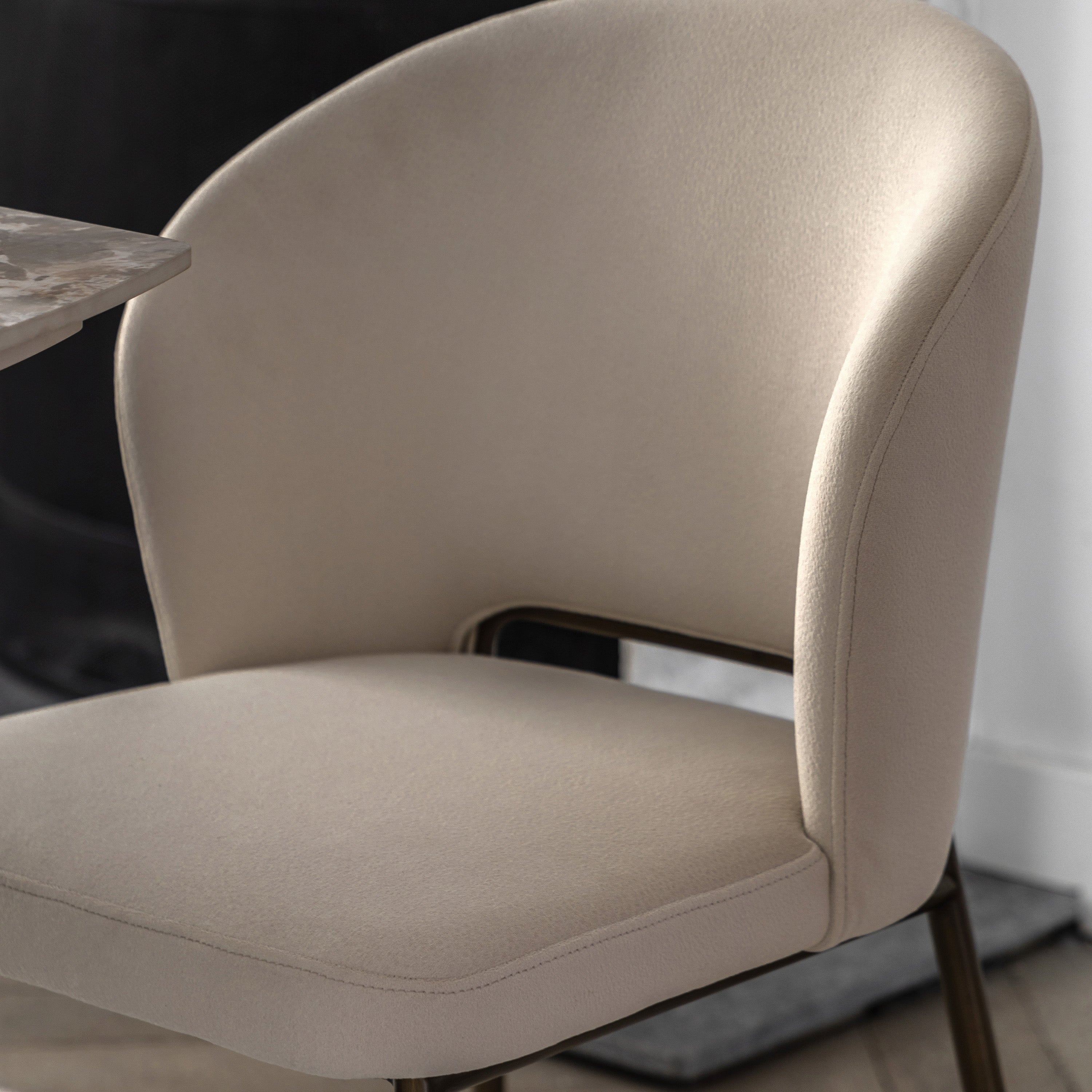Amos Cosenza Dining Chair Vanilla (2pk)