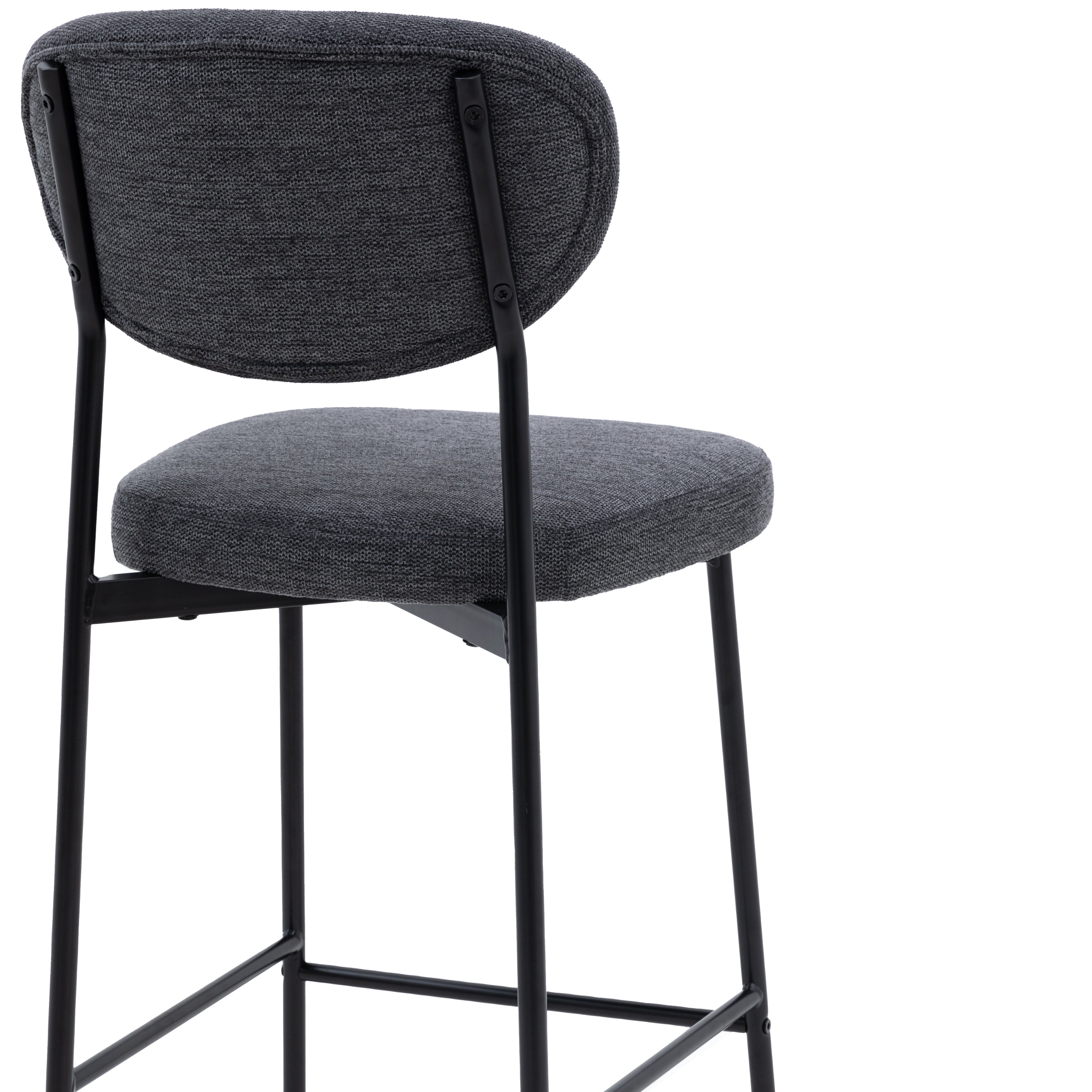 Amos Oppo Stool Charcoal (2pk)
