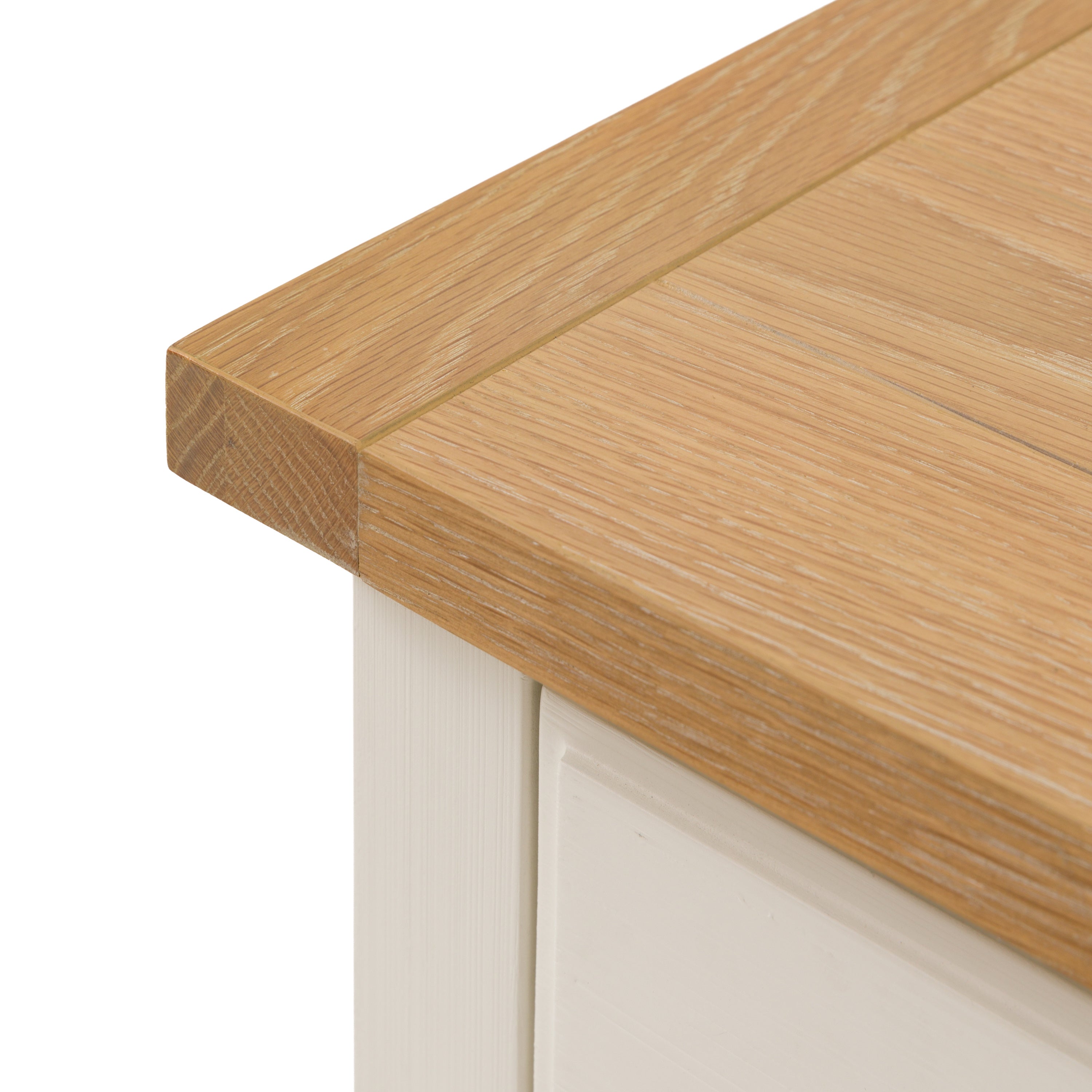 Amos Eton 1 Drawer Bedside Table White