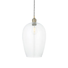 Amos Lucid Pendant Antique Brass Large