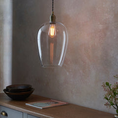 Amos Lucid Pendant Antique Brass Large