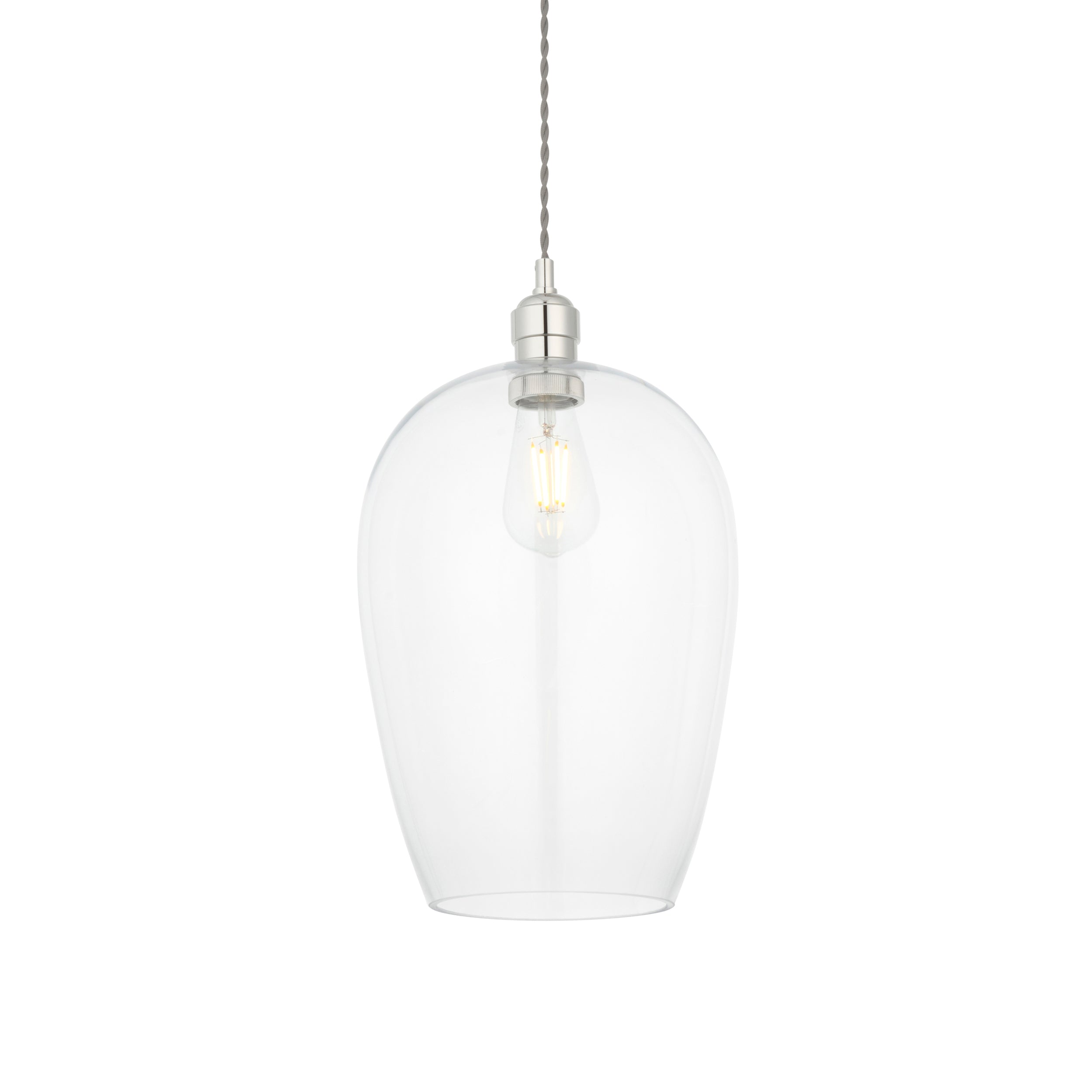 Amos Lucid Pendant Polished Nickel Large