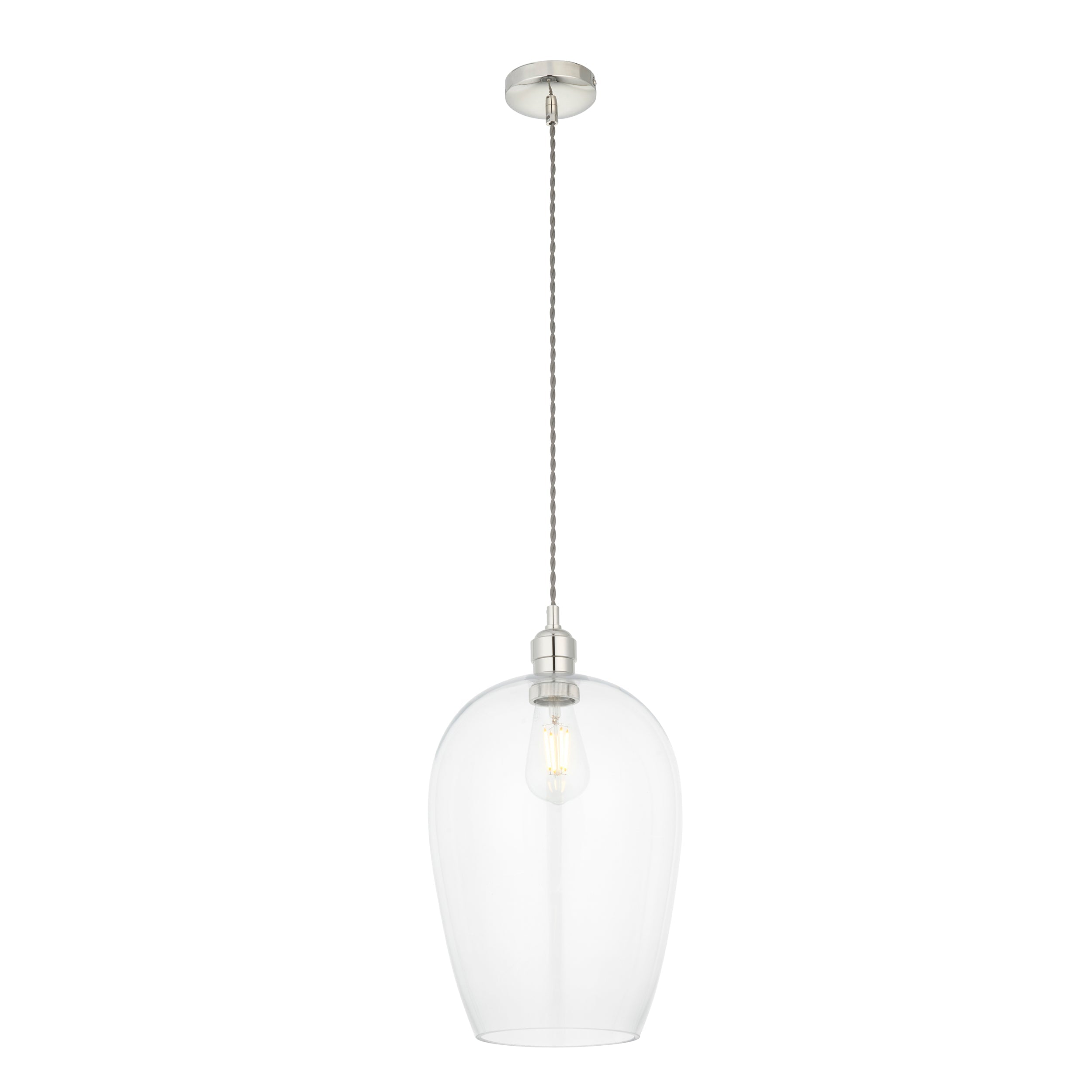 Amos Lucid Pendant Polished Nickel Large