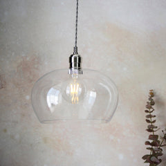 Amos Lucid Pendant Polished Nickel Medium
