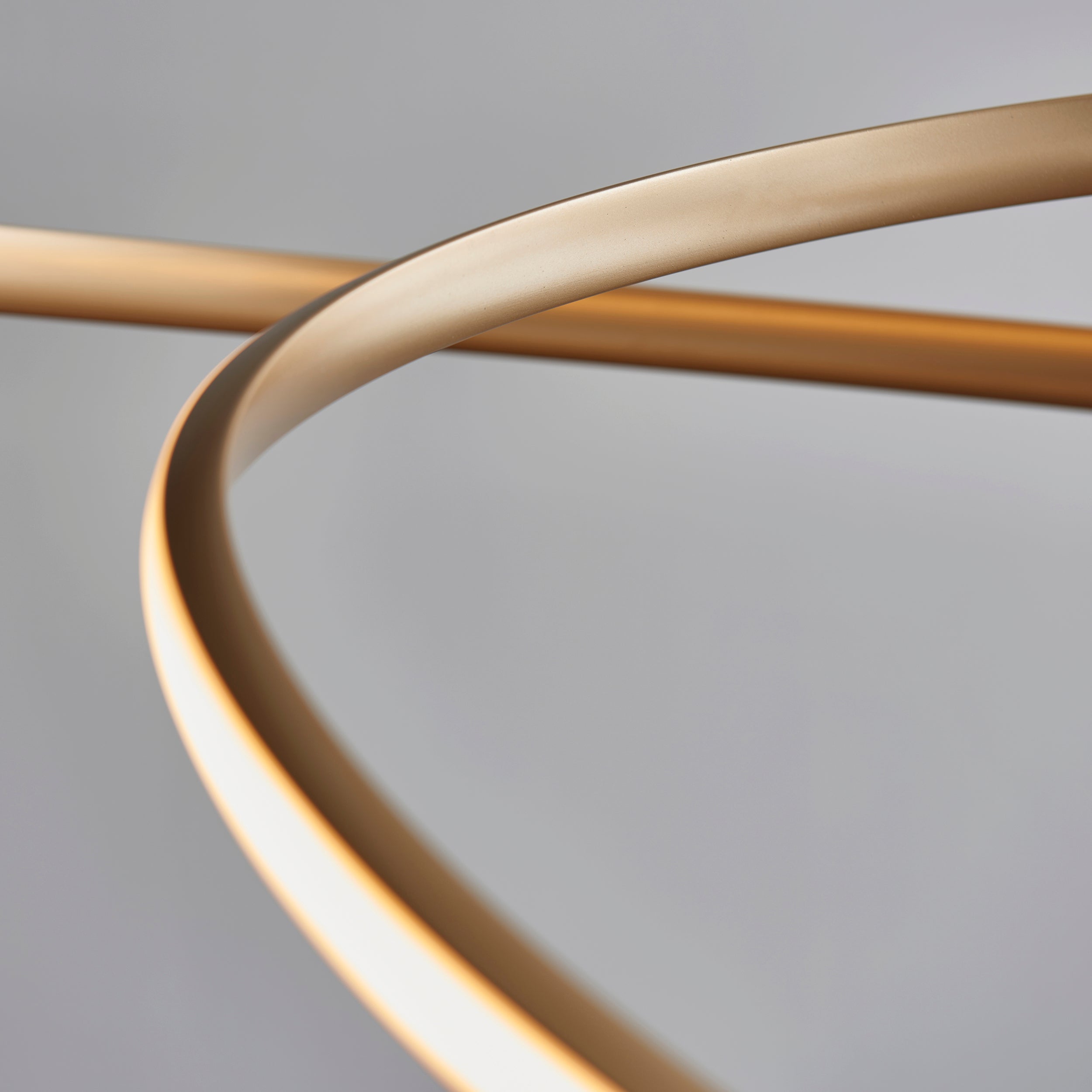 Amos Olympia A Satin Gold LED Pendant