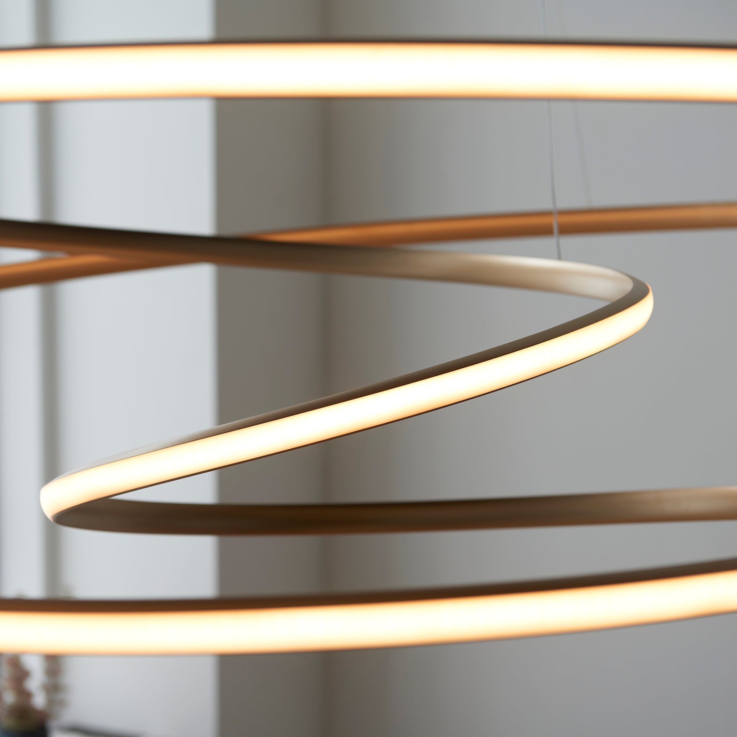 Amos Olympia B Satin Gold LED Pendant