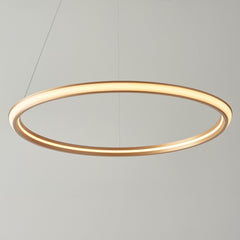 Amos Olympia D Satin Gold LED Pendant