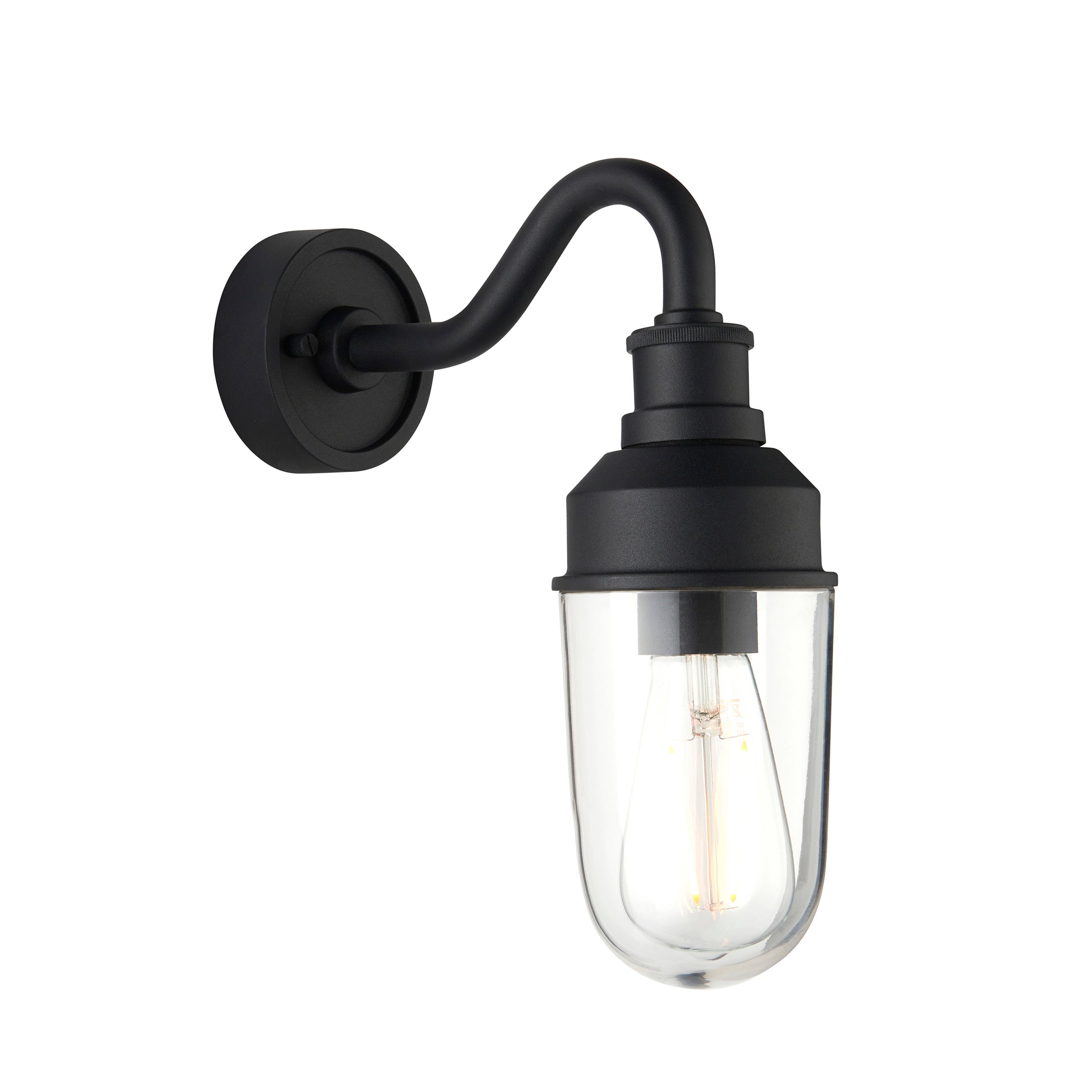 Amos Oshun Outdoor Wall Light Matt Black
