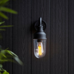 Amos Oshun Outdoor Wall Light Matt Black