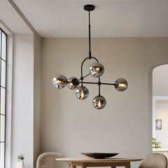 Amos Penthouse Pendant Chandelier Black
