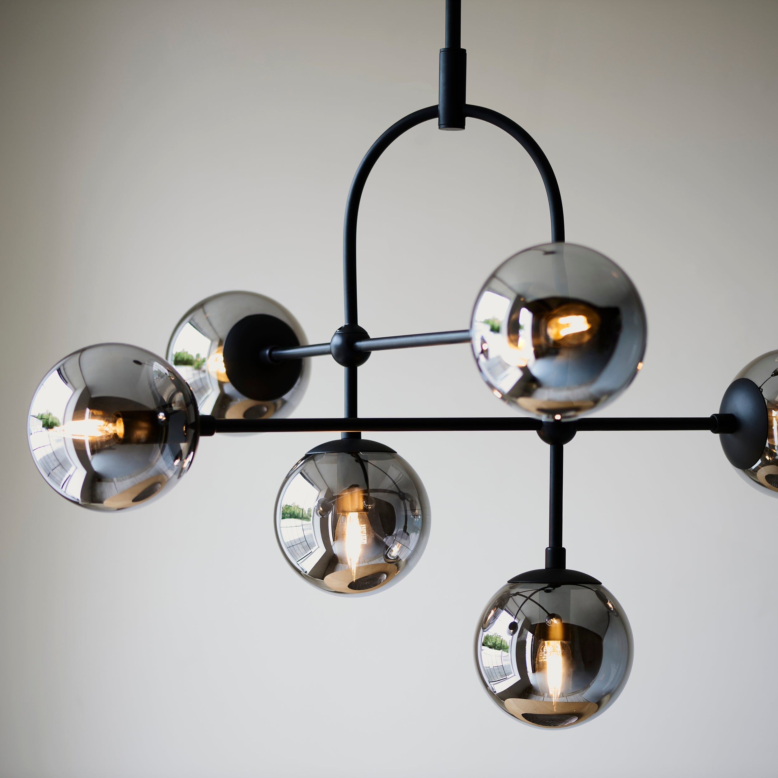 Amos Penthouse Pendant Chandelier Black