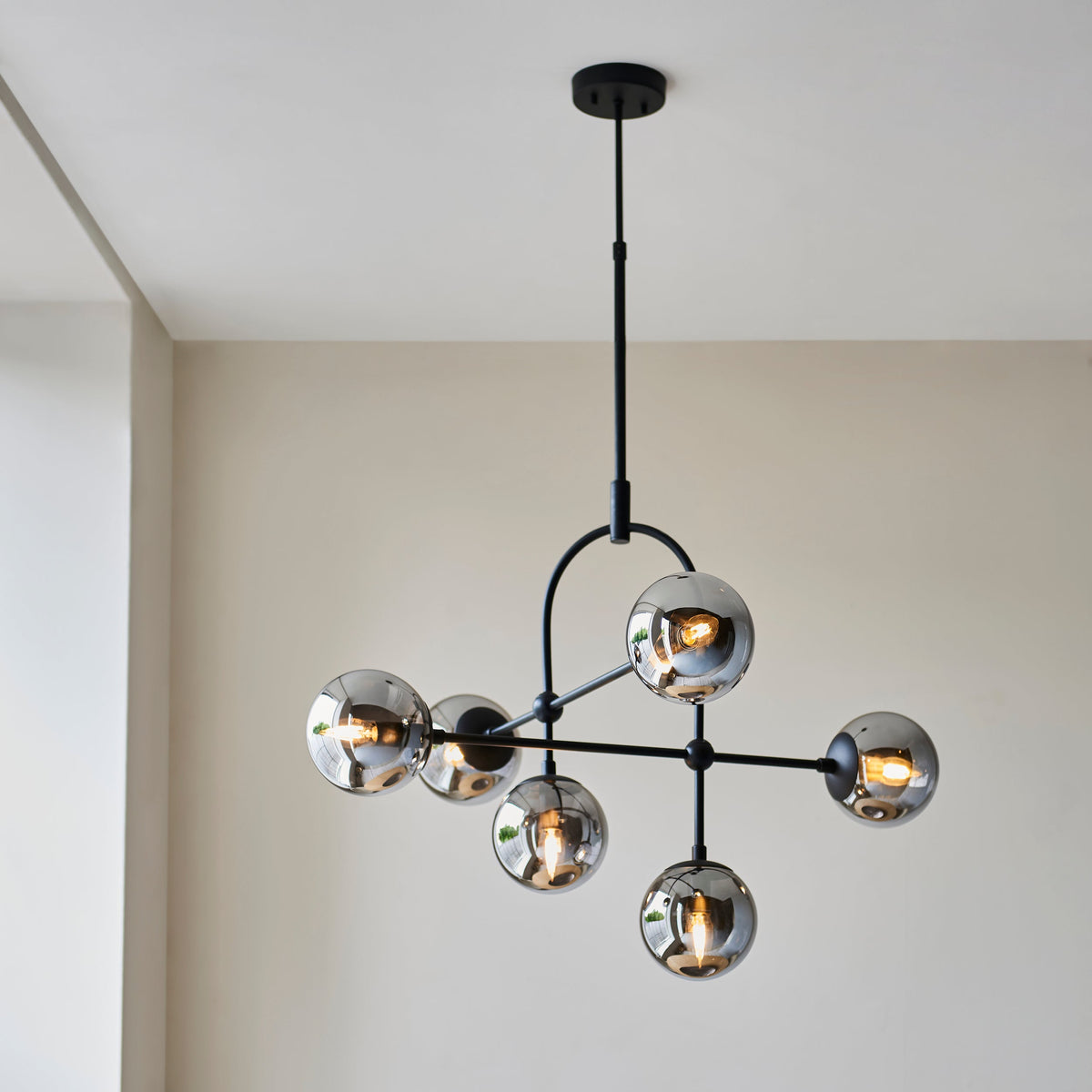 Amos Penthouse Pendant Chandelier Black
