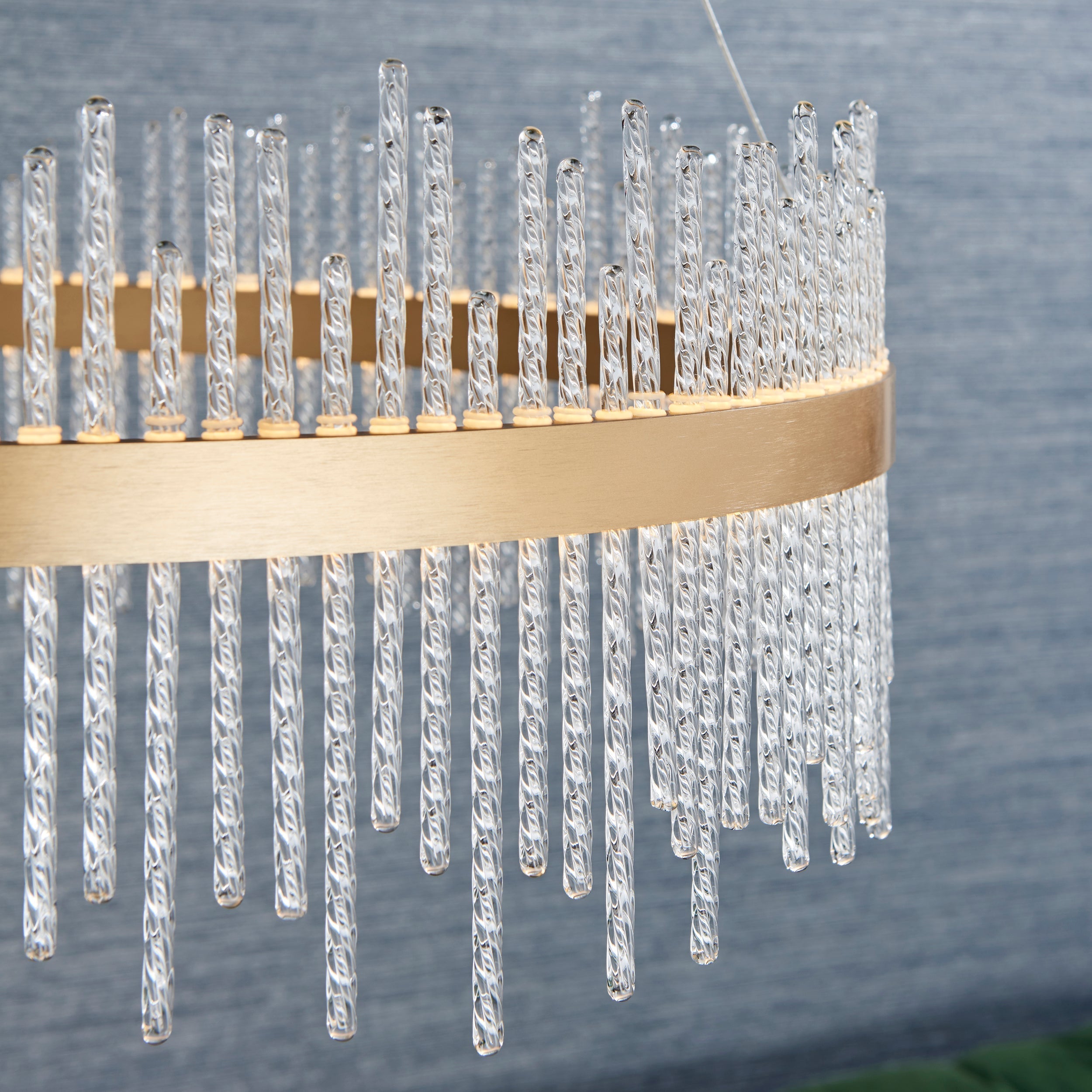 Amos Vanburgh Medium Pendant Brushed Gold