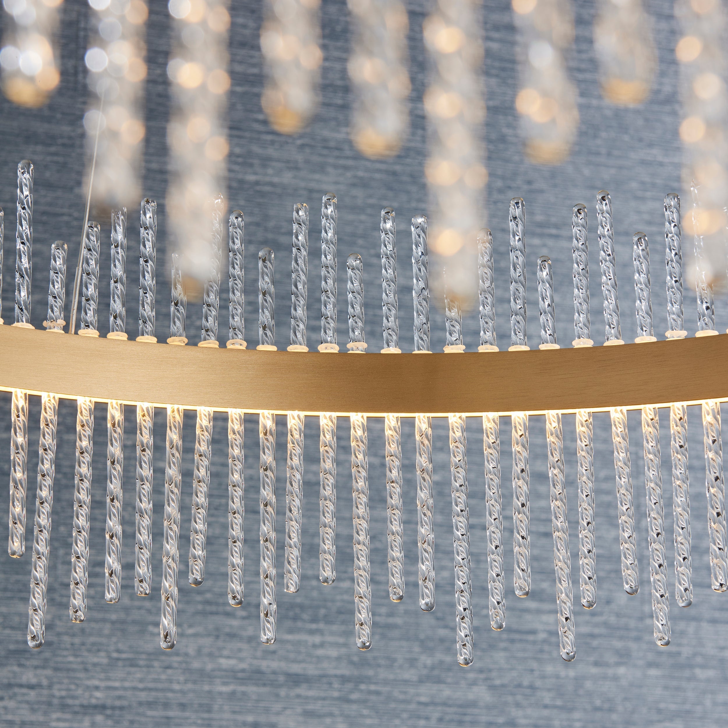 Amos Vanburgh Medium Pendant Brushed Gold