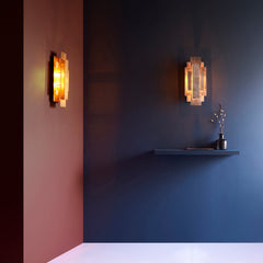 Amos Vaughn Wall Light Silver Leaf