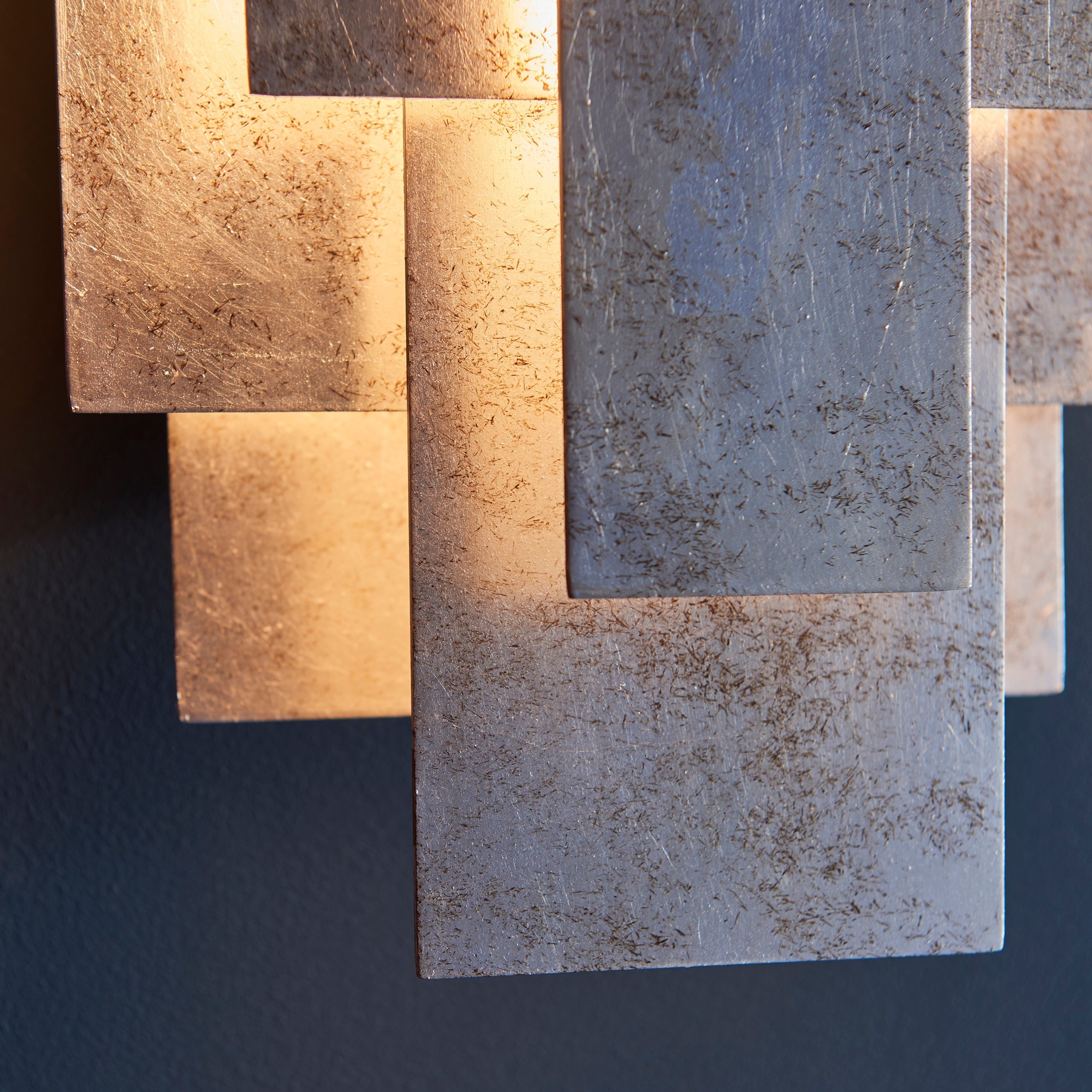 Amos Vaughn Wall Light Silver Leaf