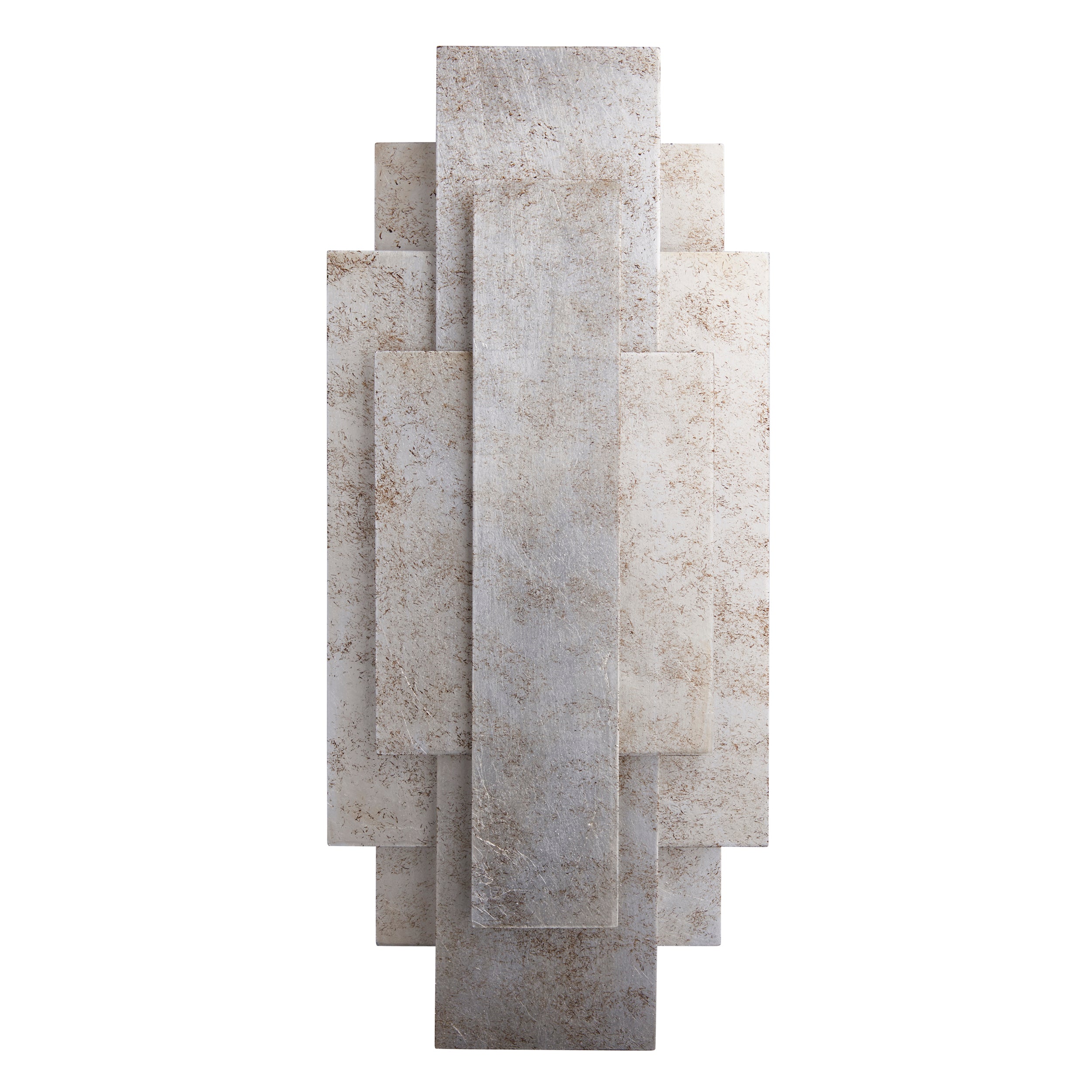 Amos Vaughn Wall Light Silver Leaf
