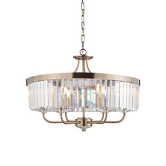 Amos Windsor Chandelier Antique Brass