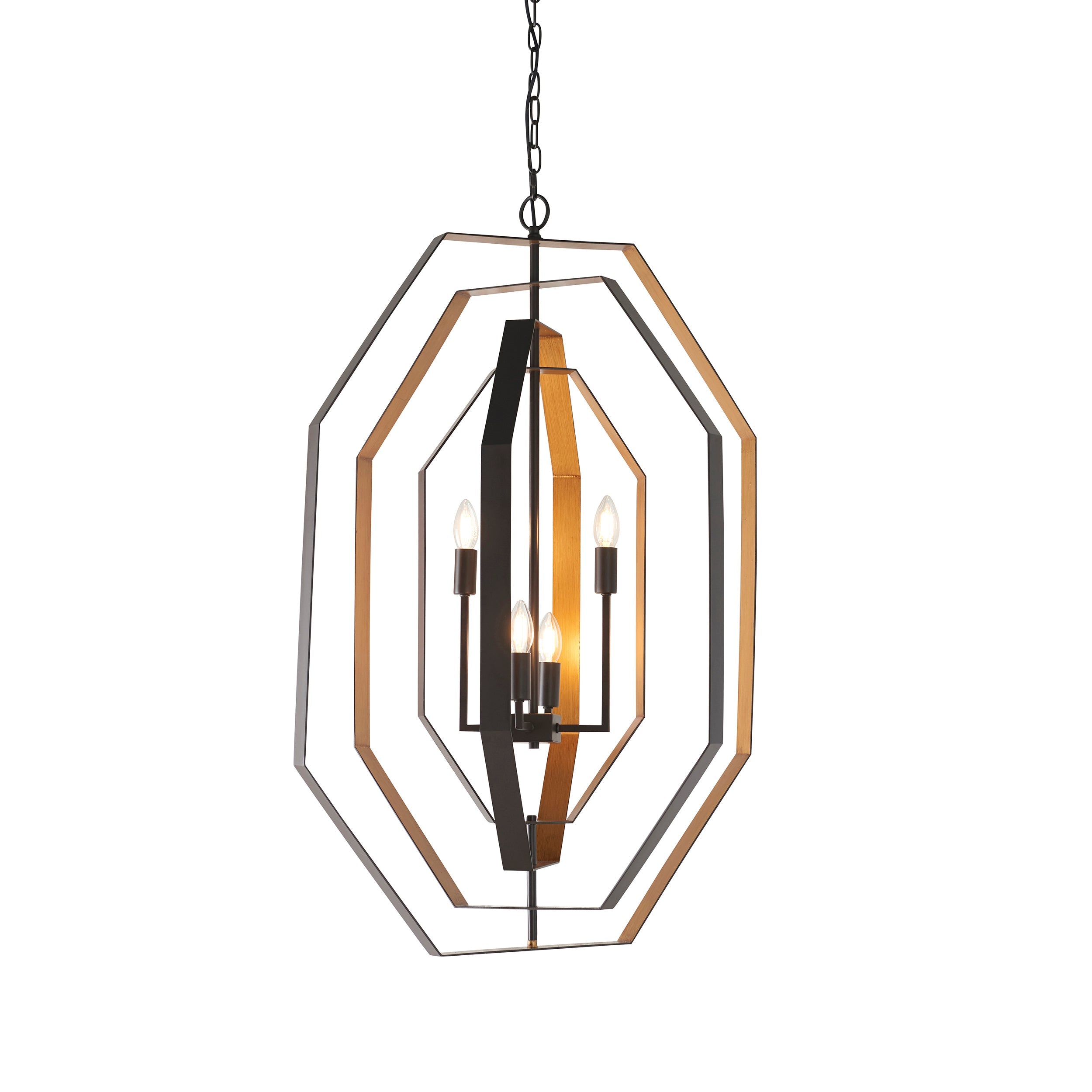 Amos Wiscombe Chandelier Aged Bronze & Antique Gold