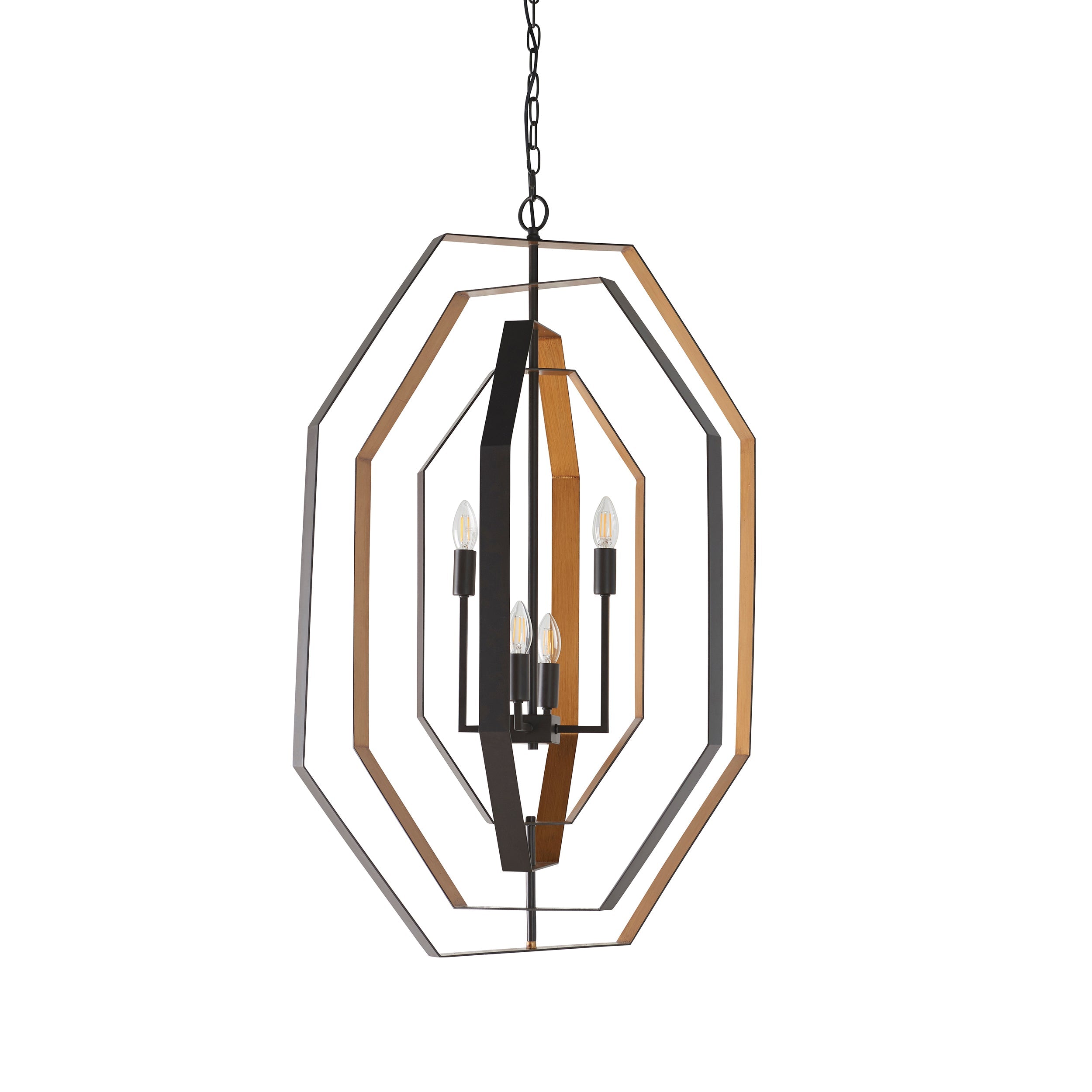 Amos Wiscombe Chandelier Aged Bronze & Antique Gold