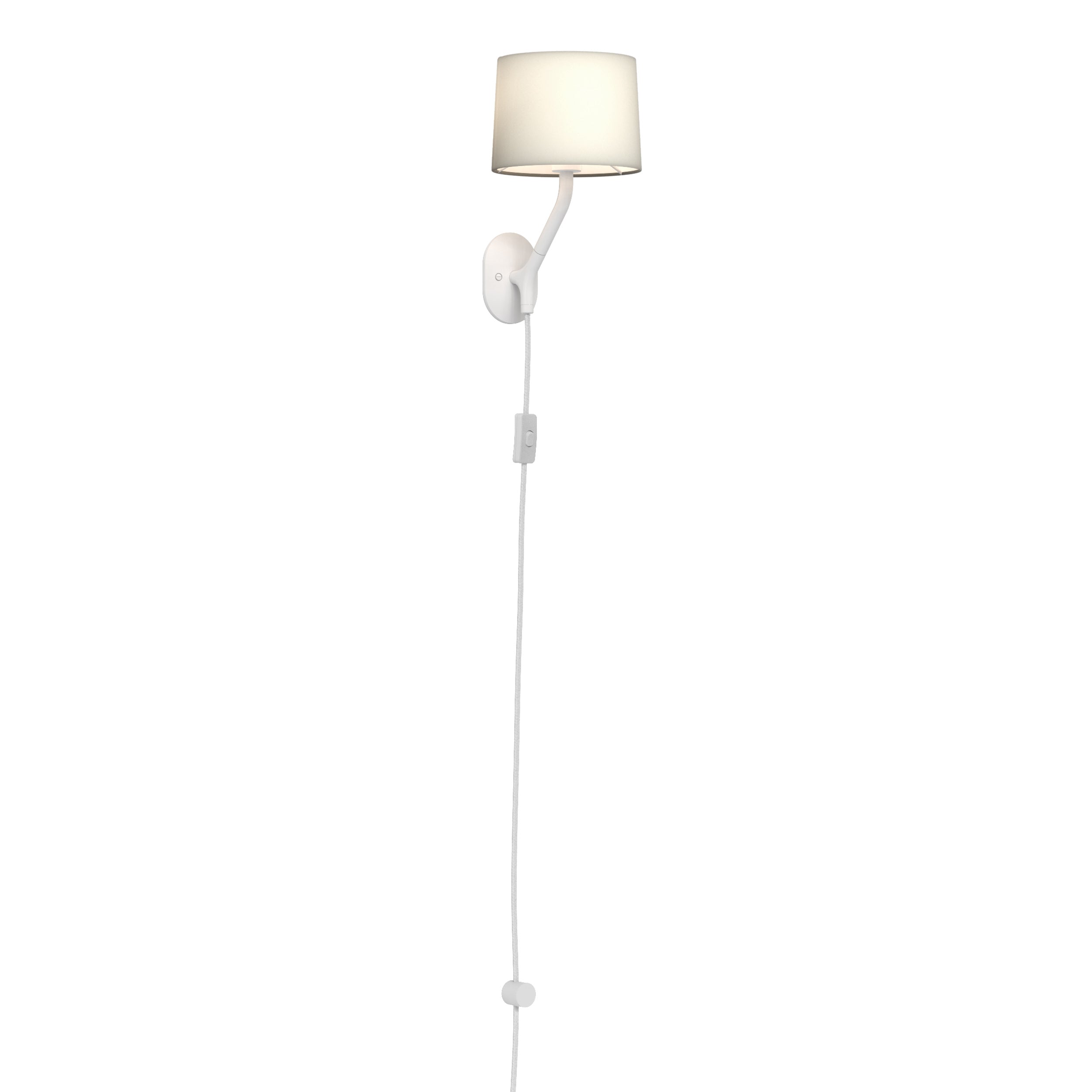 Astro Arbor Plug-In Matt White Interior Wall Light