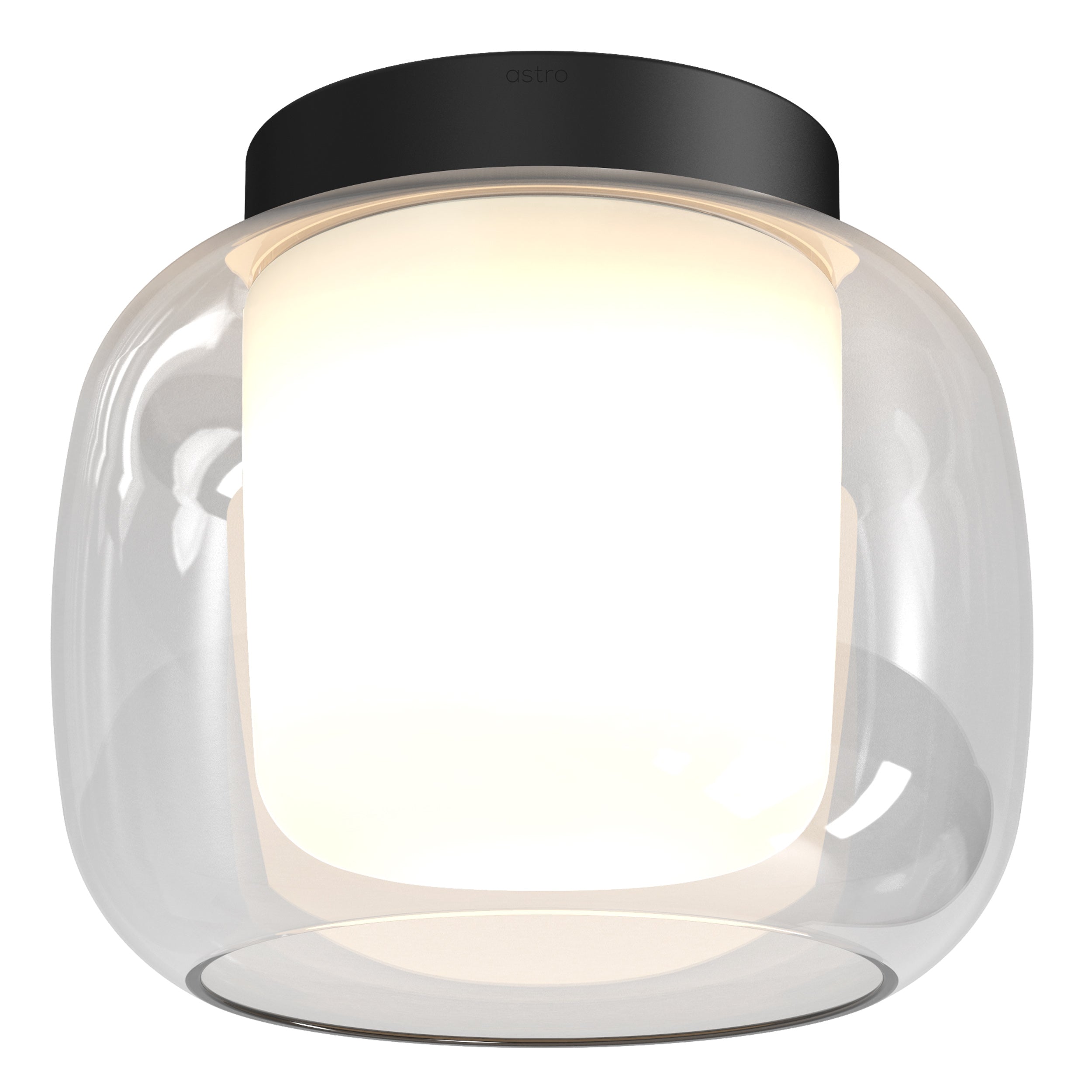 Astro Aquina Ceiling 240 Matt Black Bathroom Ceiling Light