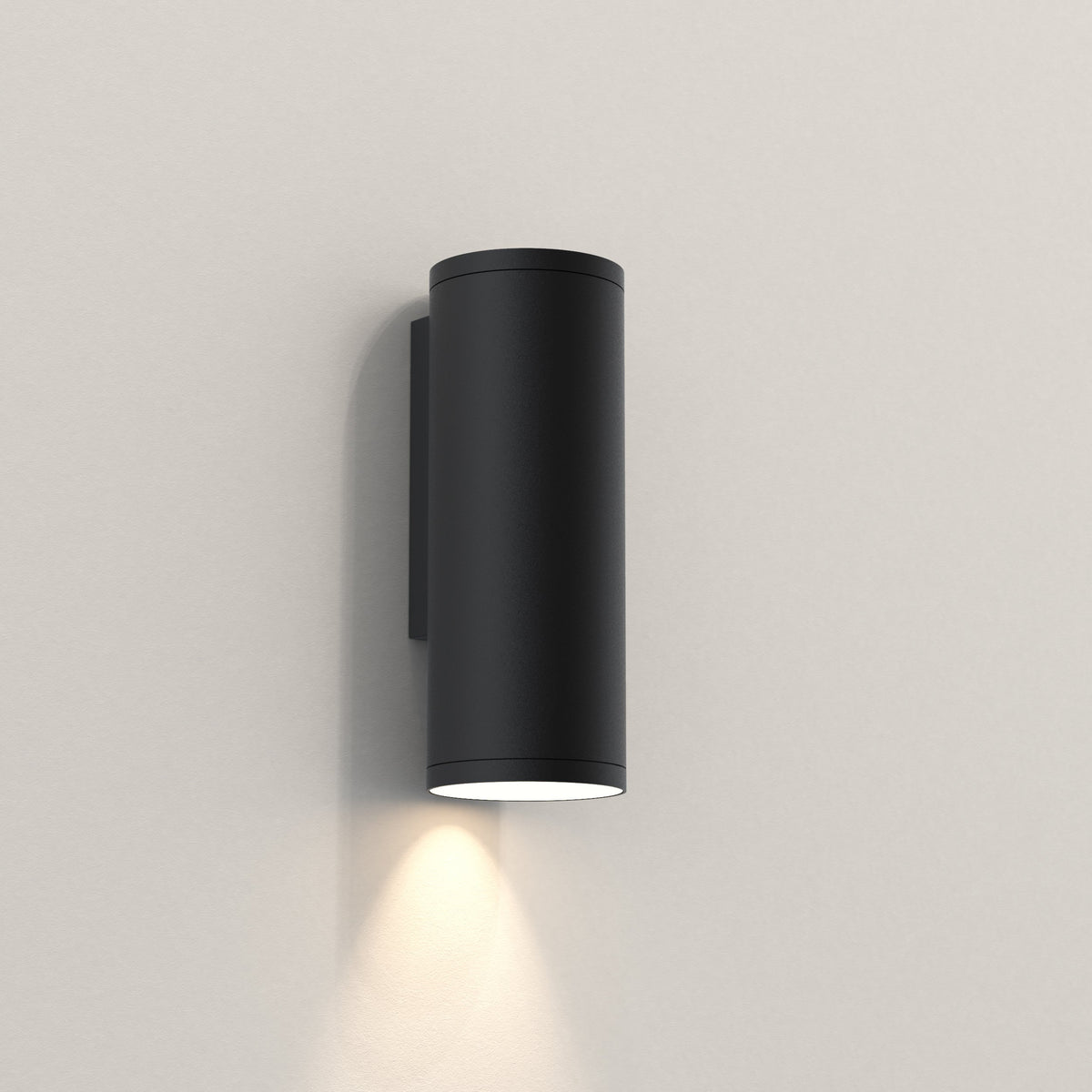 Astro Ava 200 Textured Black Outdoor Wall Light