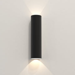 Astro Ava 300 Textured Black Outdoor Wall Light