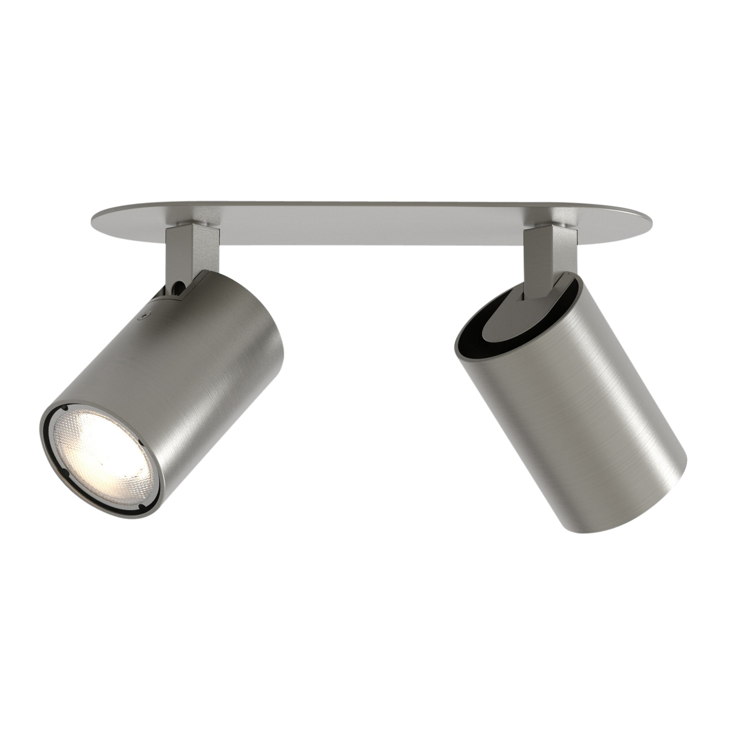 Astro Ascoli Twin Recessed Matt Nickel Interior Spotlight