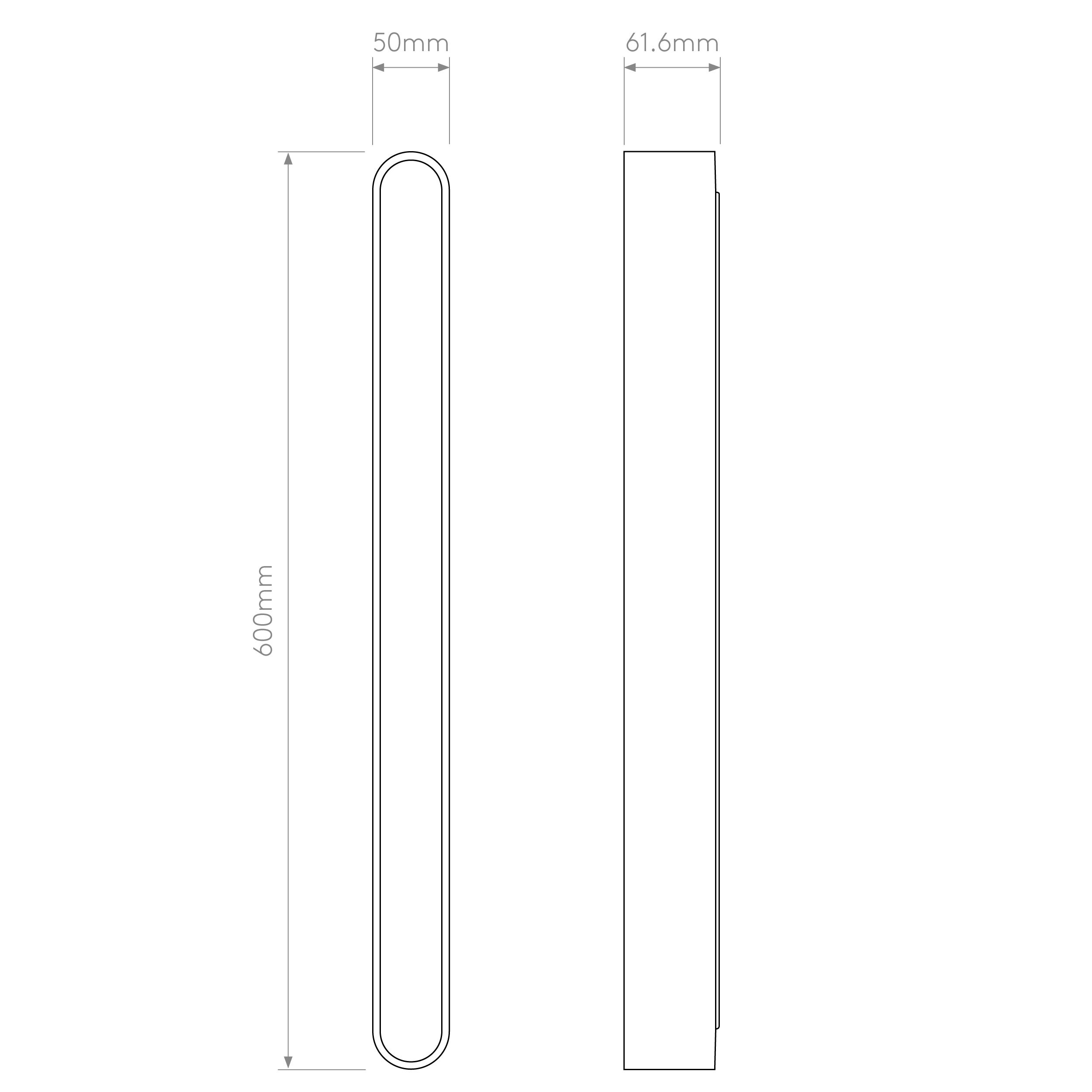 Astro Atticus 600 3000K Matt Black Bathroom Wall Light