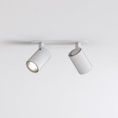 Astro Ascoli Twin Recessed Textured White Interior Spotlight